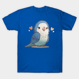 Blue Quaker Parrot T-Shirt